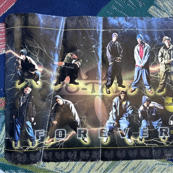 Wu Tang Clan Wu Tang Forever Poster Used - Picture 2 of 5
